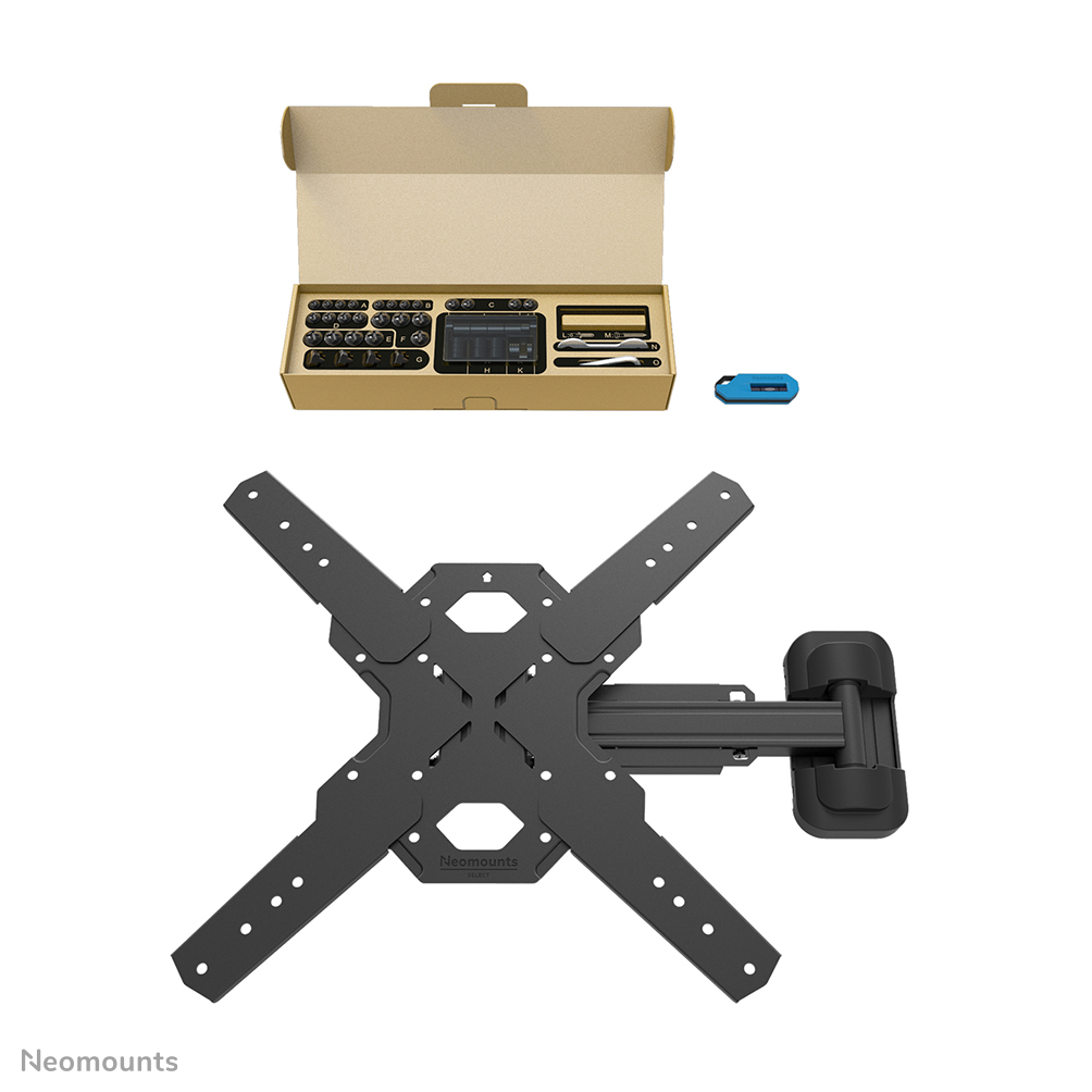 Neomounts WL40S-840BL14 Support pour écran mural 32-65" - orientable - installation rapide